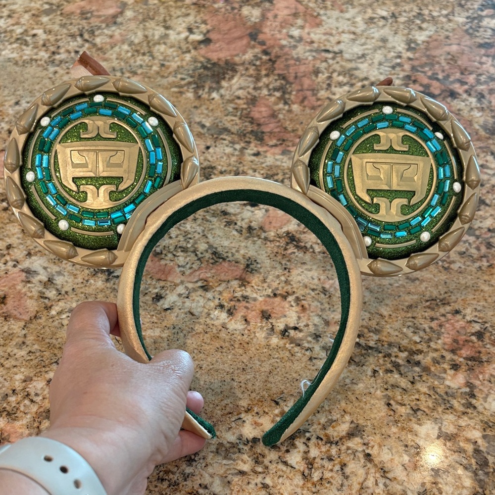 Disney Wakanda Forever Green and Gold Decorative Headband